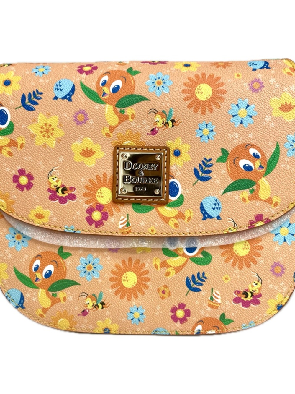 Disney 2026 Flower & Garden Festival Orange Bird Dooney & Bourke Crossbody Bag B